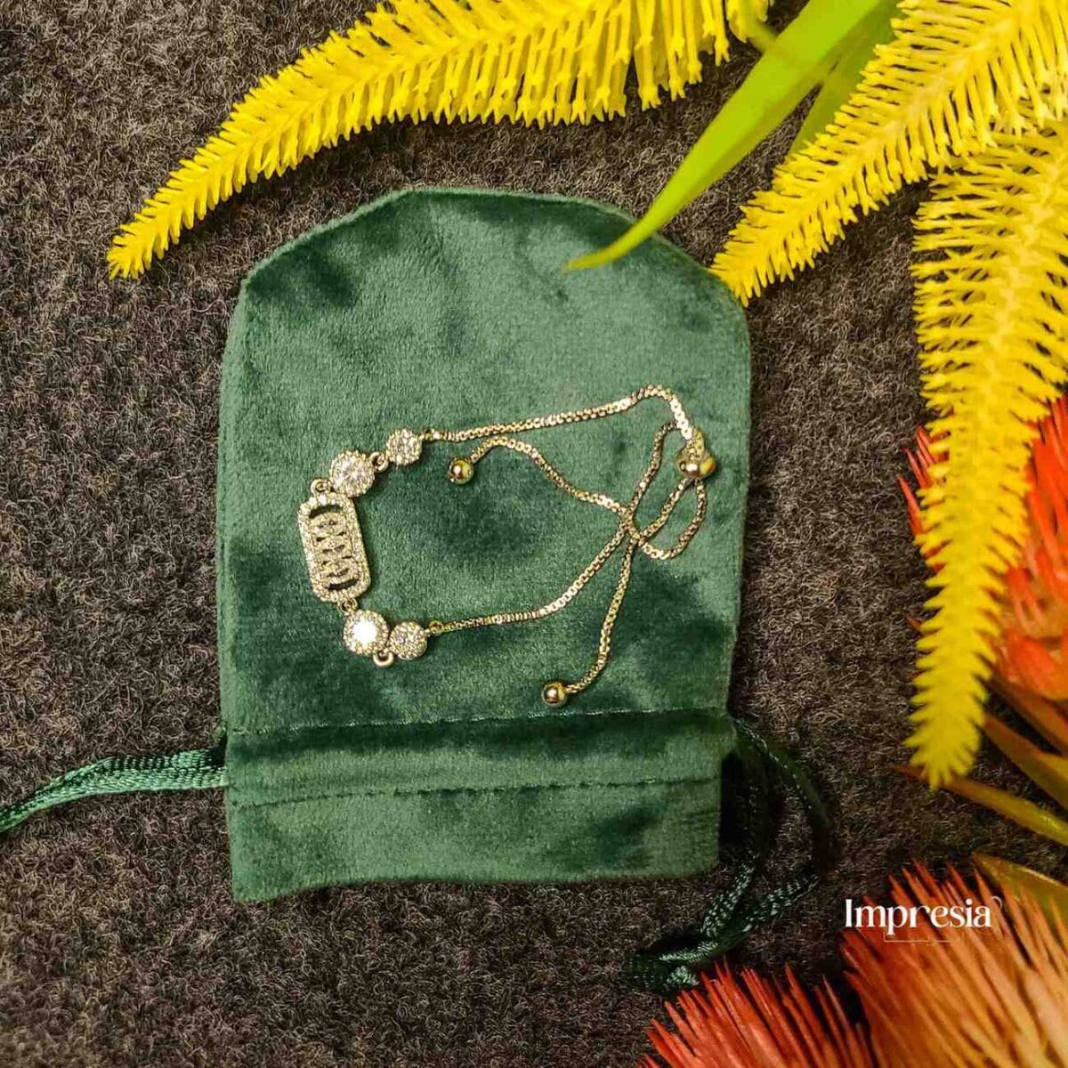 Stunning Gold Adjustable Bracelet