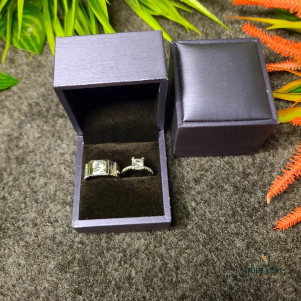 Premium Silver Couple Rings