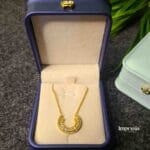 Golden Crescent Necklace