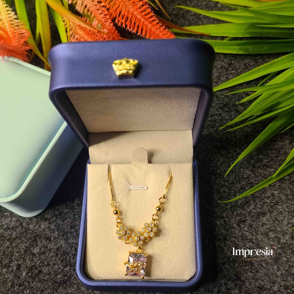 Gold Floral Necklace