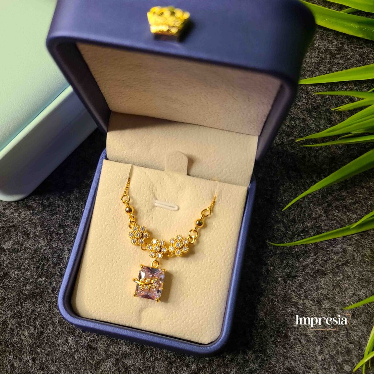 Gold Floral Necklace
