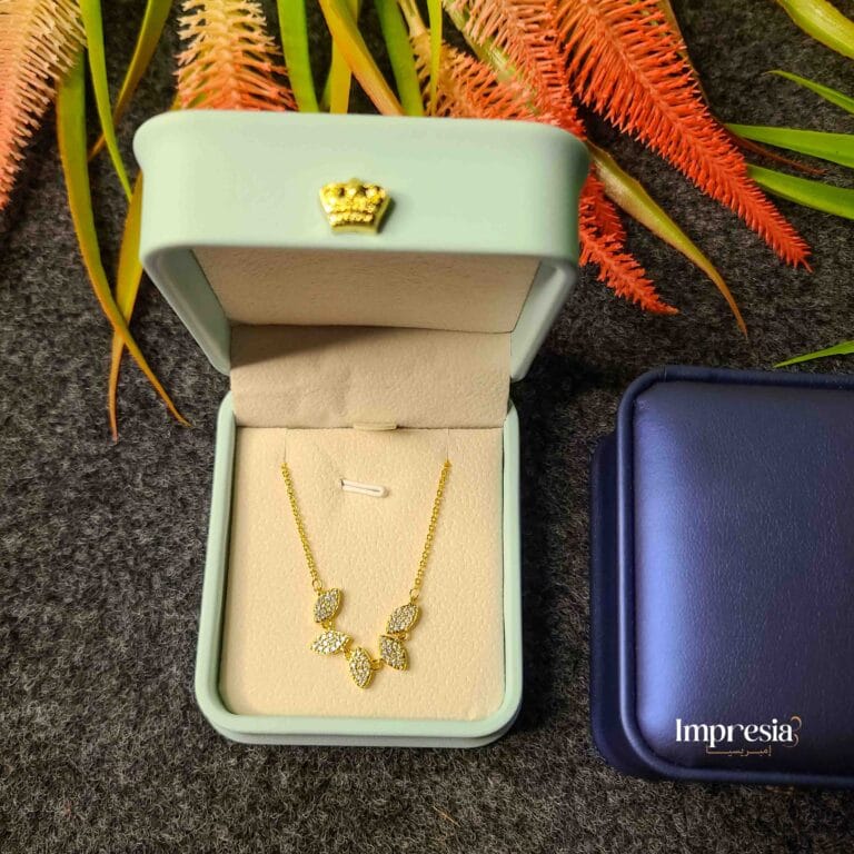 Gold Plated Butterfly Pendant Necklace