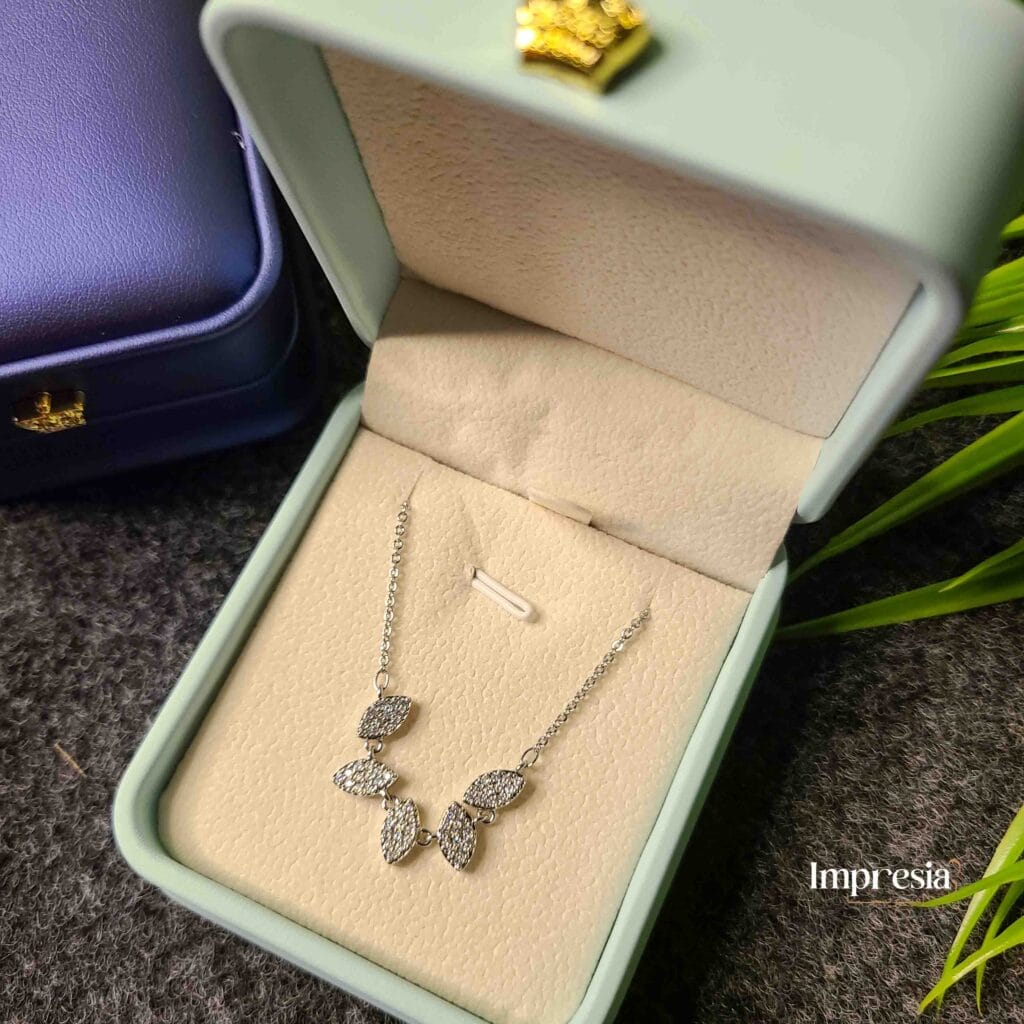 Silver Plated Butterfly Pendant Necklace