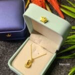 Gold Waterdrop Pendant Necklace
