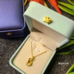 Gold Waterdrop Pendant Necklace