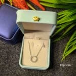 Silver Circle Pendant Necklace