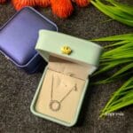 Silver Circle Pendant Necklace