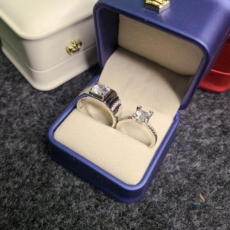 Premium Silver Couple Rings