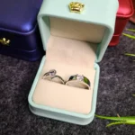 Classic Silver Couple Rings