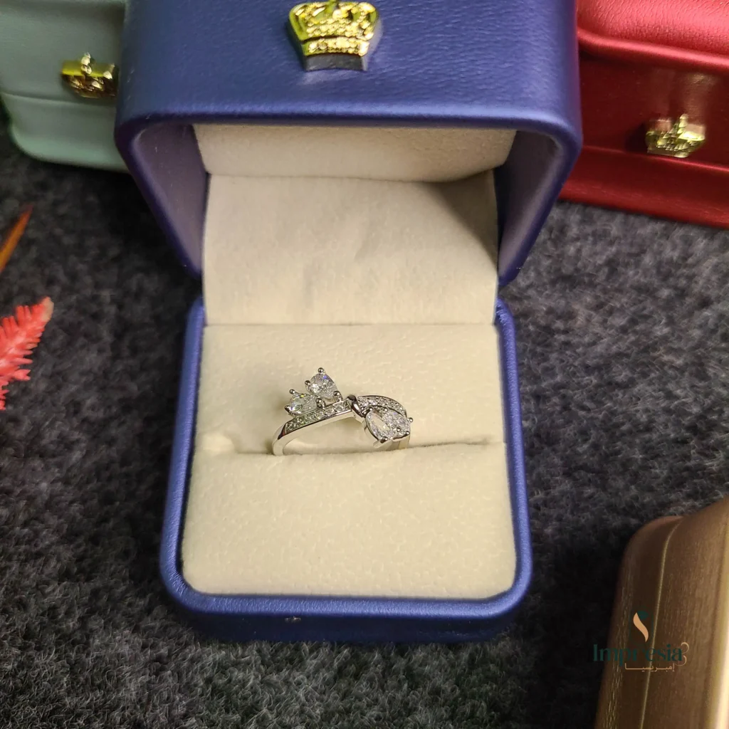 Premium Silver Ring with Stone