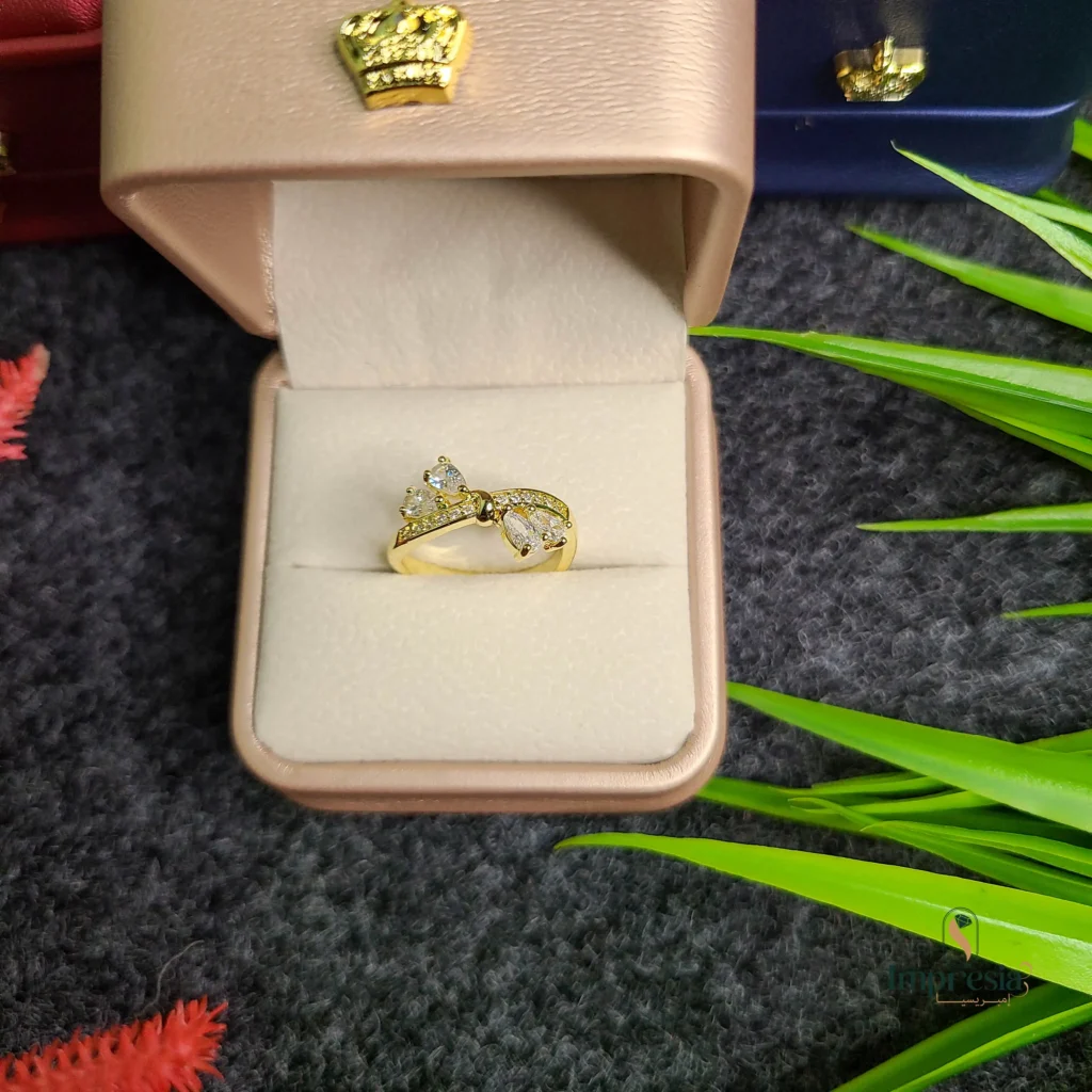 Premium Gold Ring with Stone