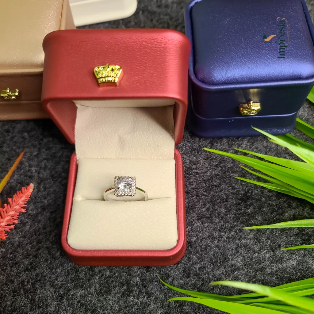 Premium Silver Big Stone Ring