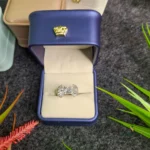 Luxury Silver Stone Ring