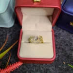 Luxury Gold Stone Ring