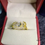 Luxury Gold Stone Ring