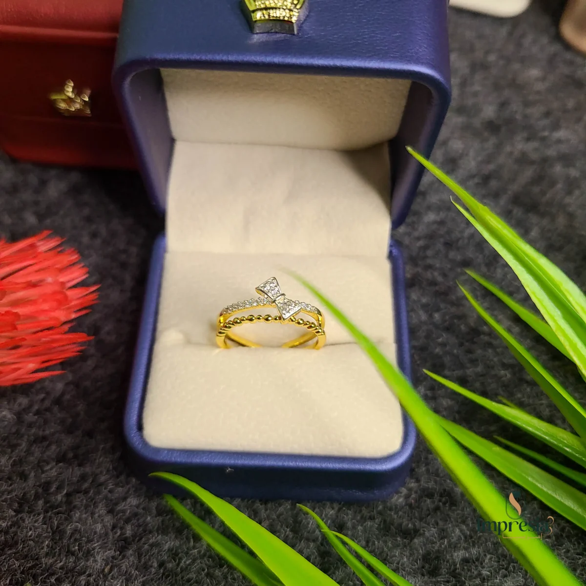 Luxury Golden Statement Ring