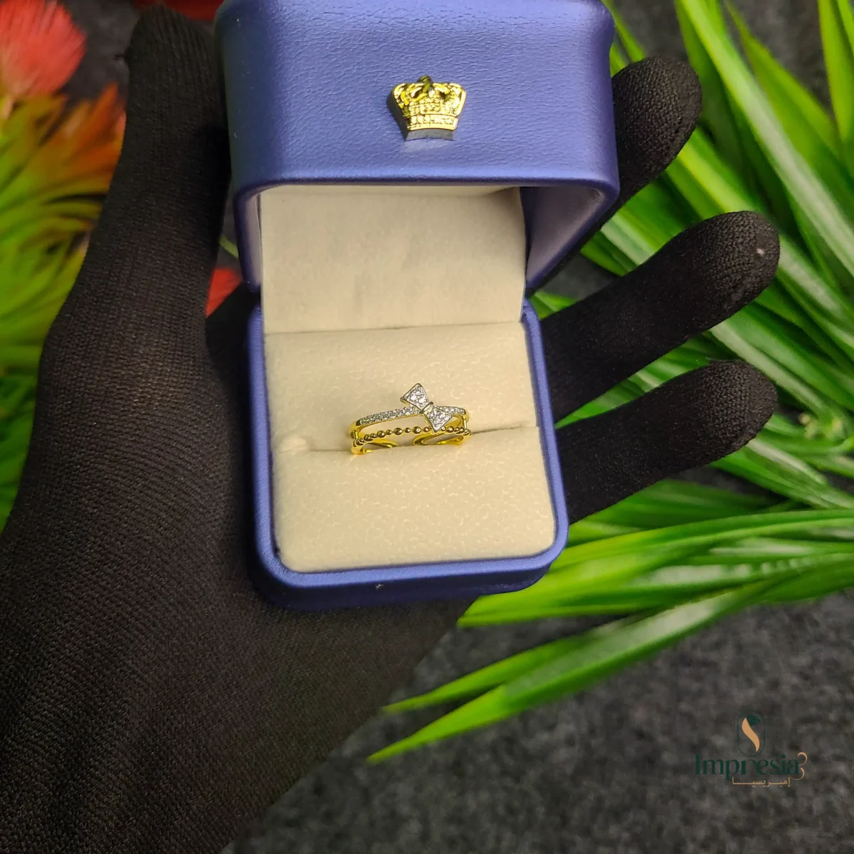 Luxury Golden Statement Ring