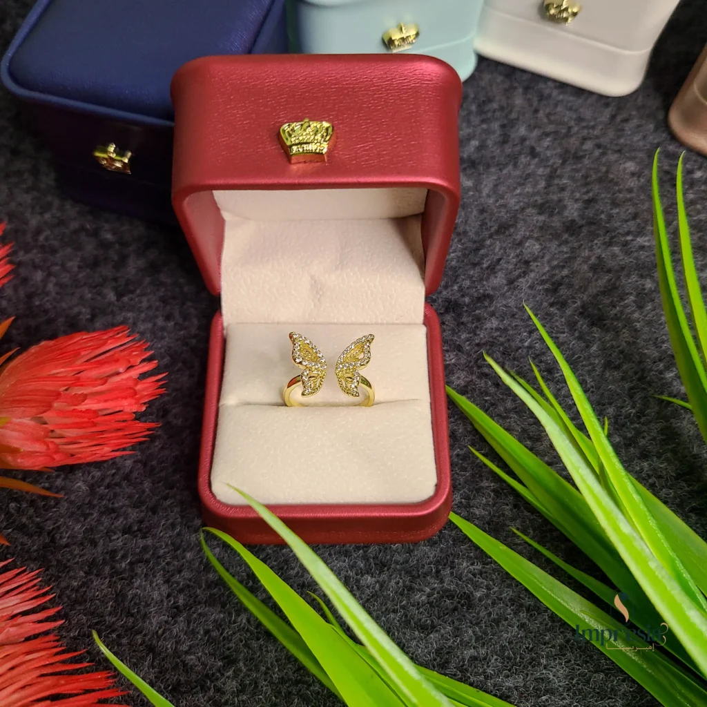Gold Butterfly Ring