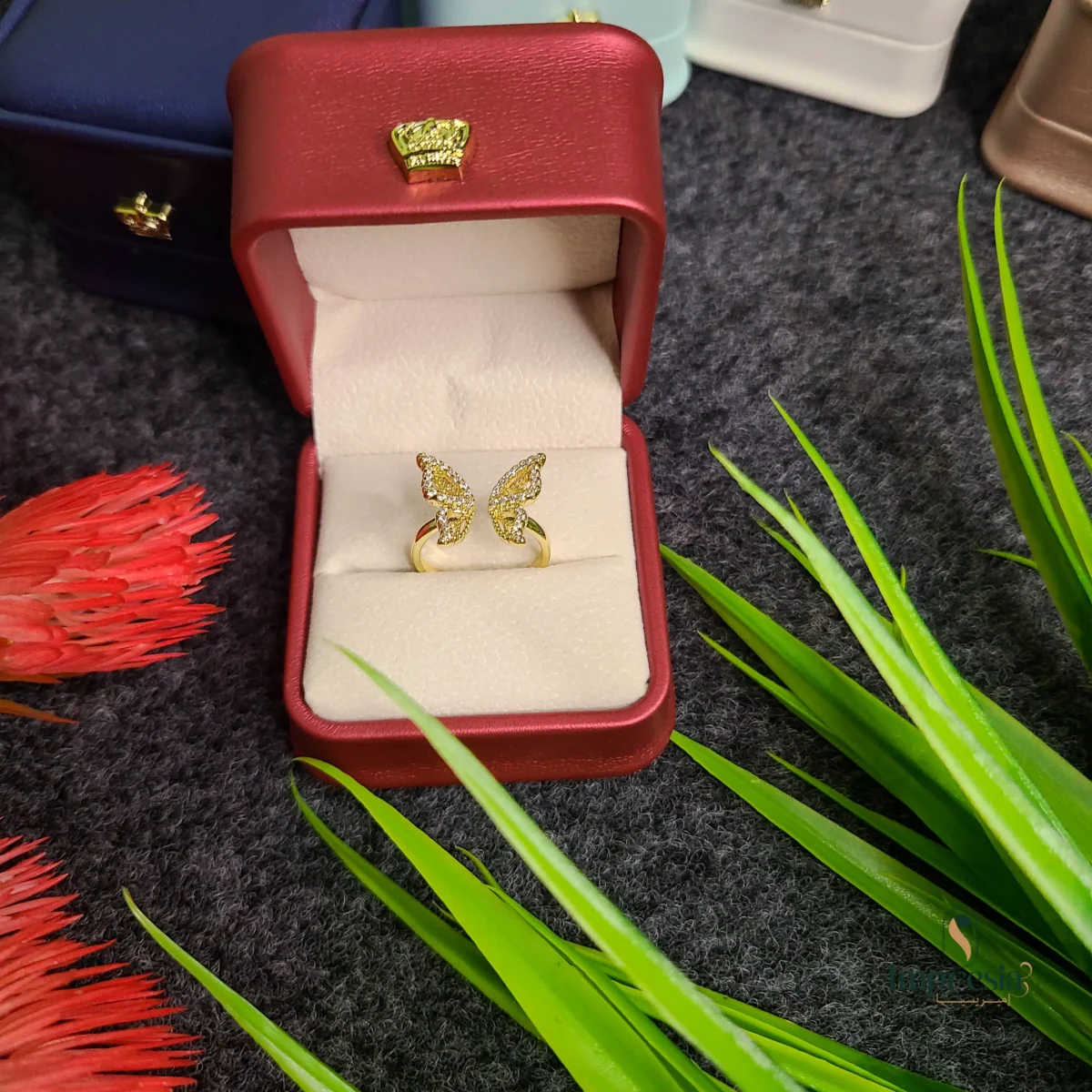 Gold Butterfly Ring