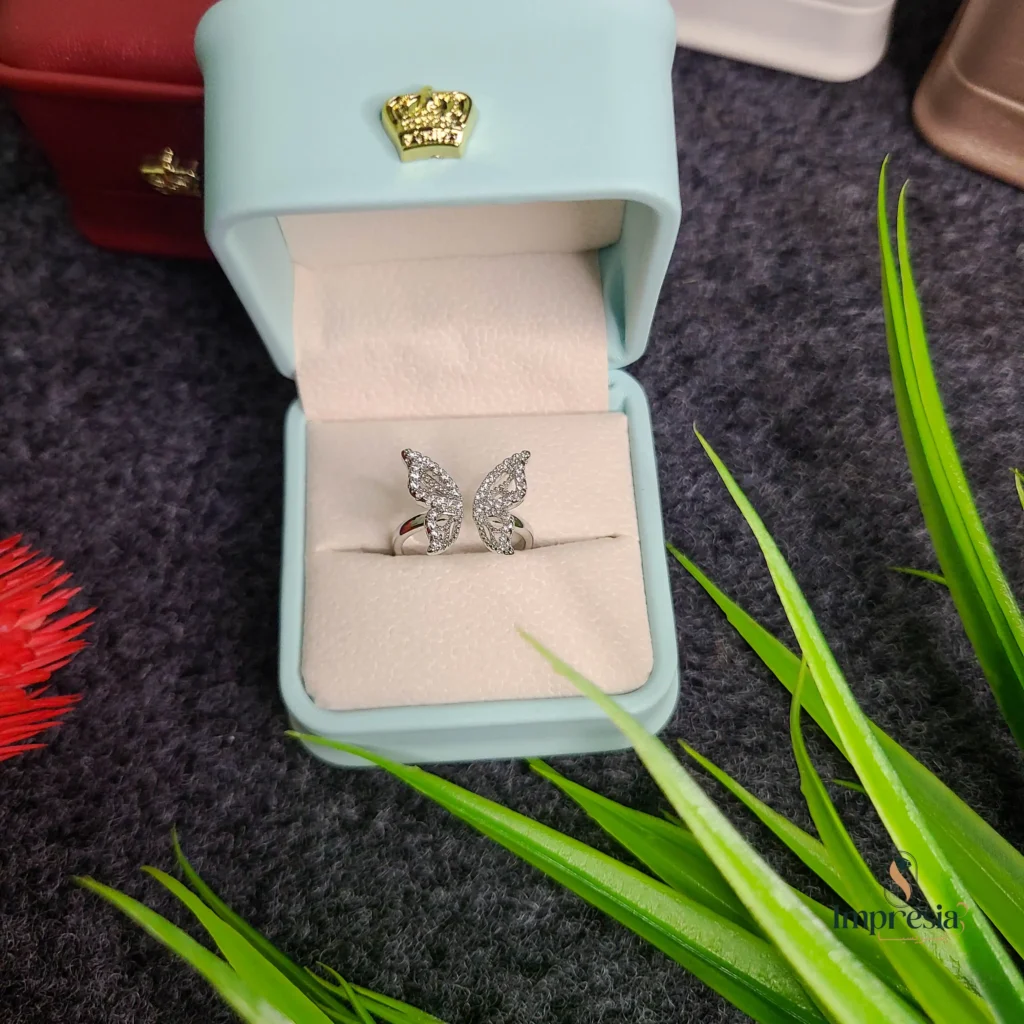 Silver Butterfly Ring