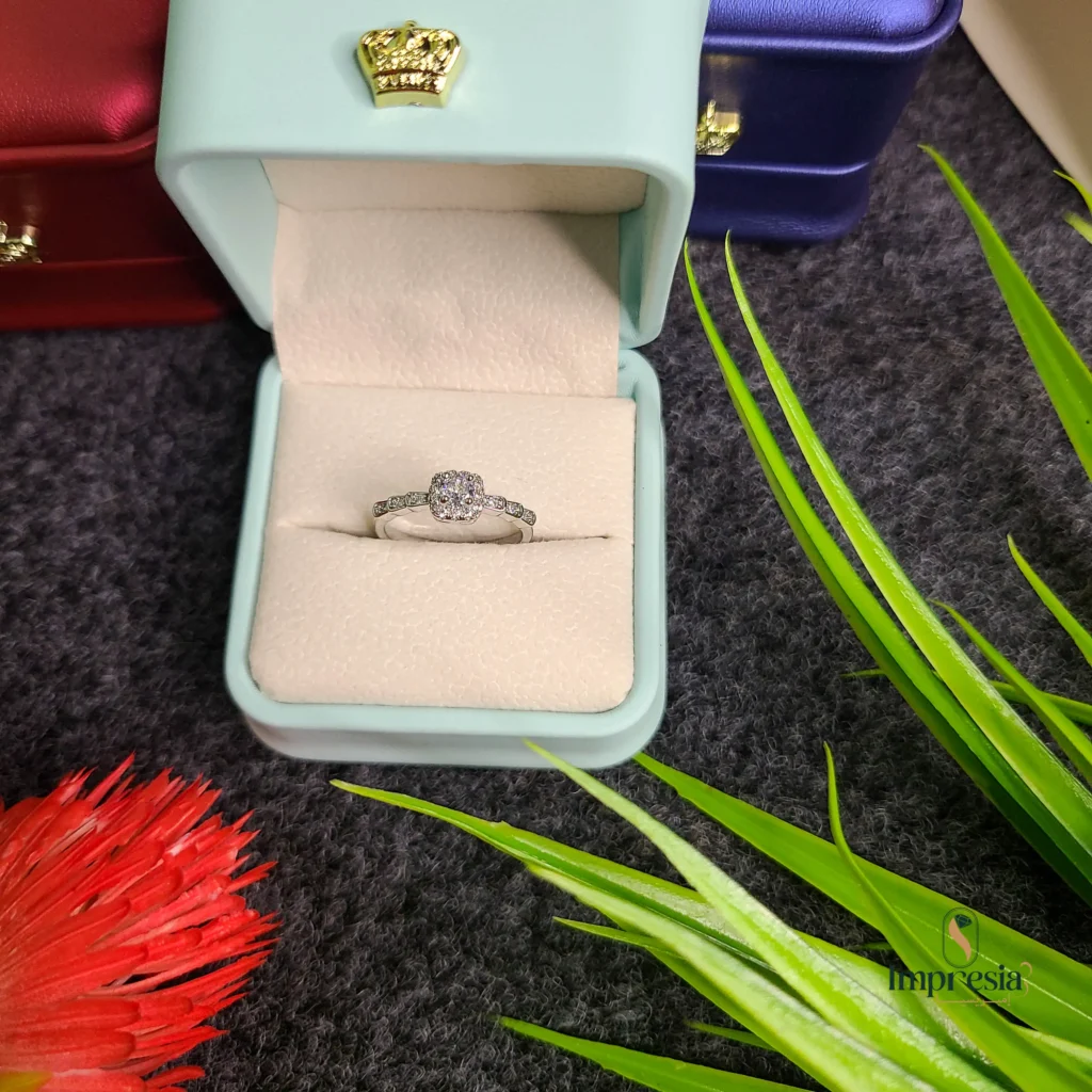 Silver Diamond Cut Ring