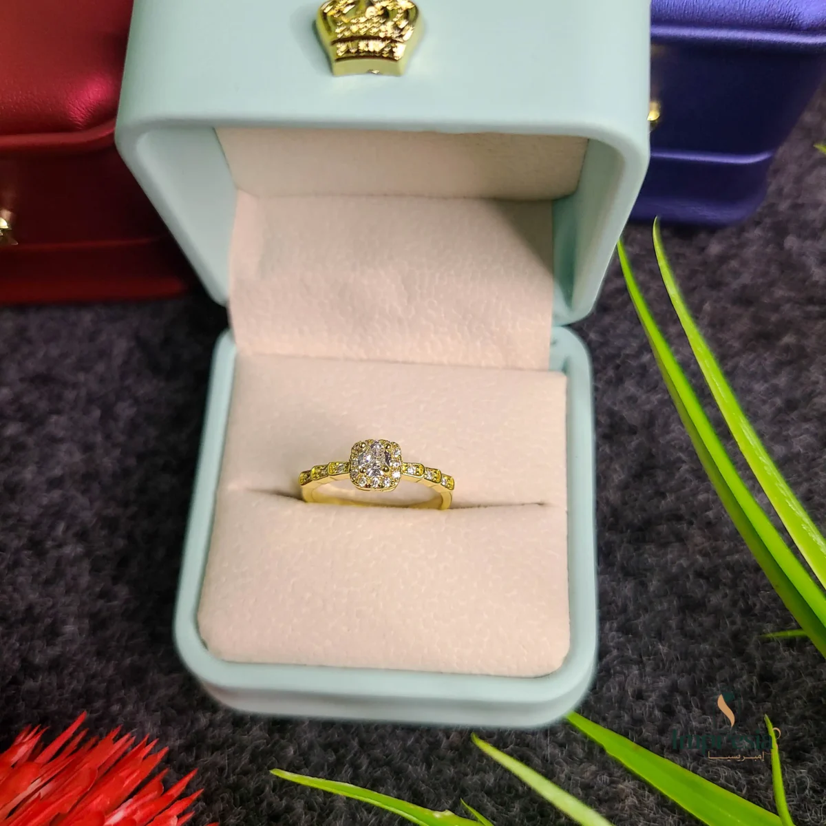 Premium Gold Diamond Cut Ring