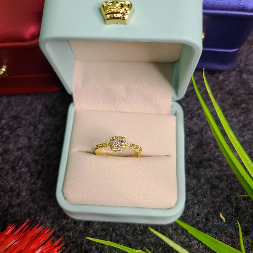 Premium Gold Diamond Cut Ring