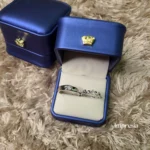 Refined Silver Couple Rings