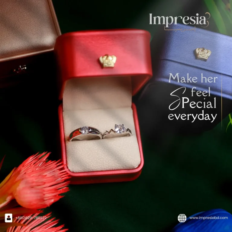 Premium Silver Couple Rings
