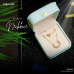 Golden Crescent Necklace