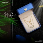 Gold Plated Butterfly Pendant Necklace