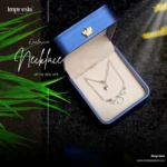 Winged Crystal Circle Necklace