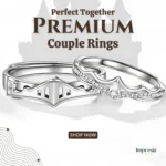 Silver Couple Ring Set