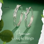 Minimalist Silver Couple Rings