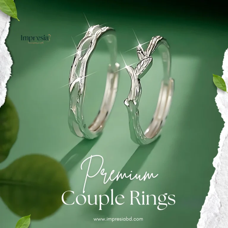 Minimalist Silver Couple Rings