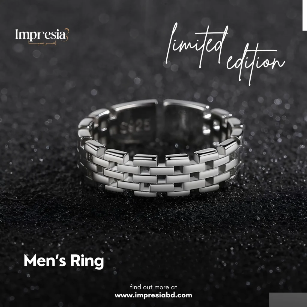 Adjustable Mens Ring