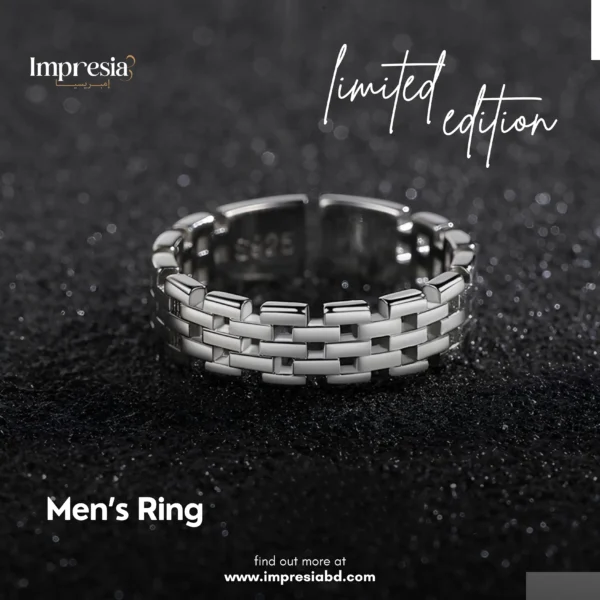 Adjustable Mens Ring