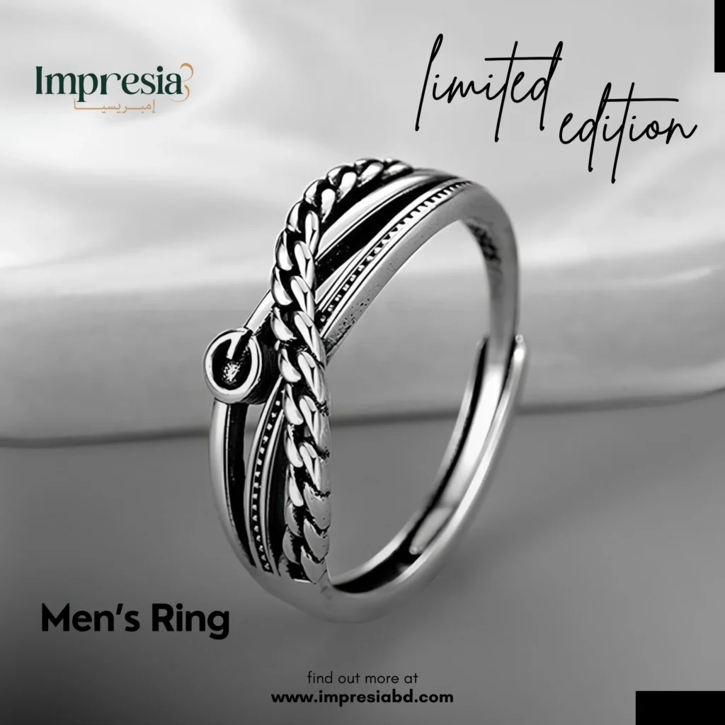 Silver Mens Ring