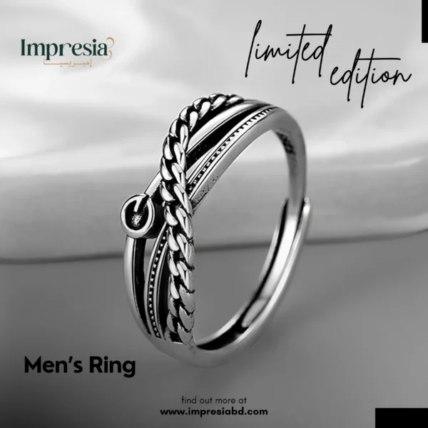 Silver Mens Ring