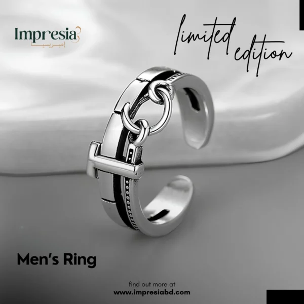 Adjustable Mens Ring