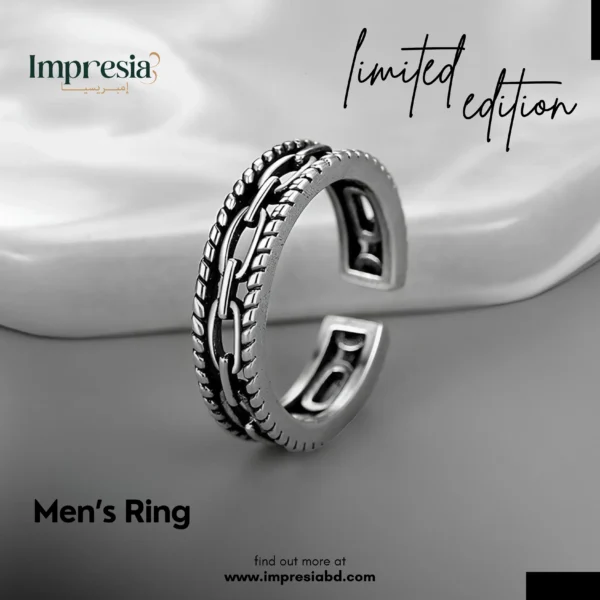 Mens Ring Adjustable