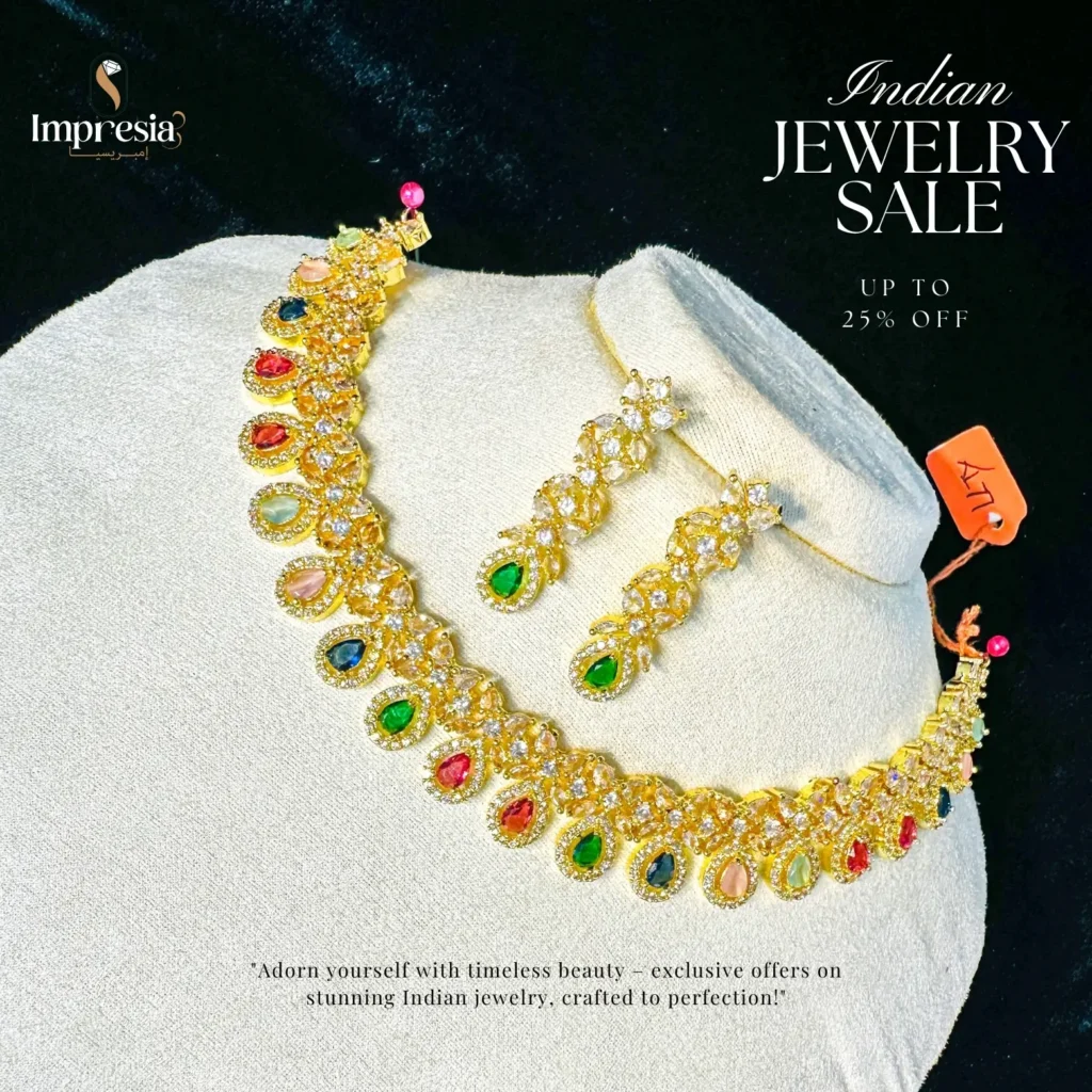 Necklace gold design